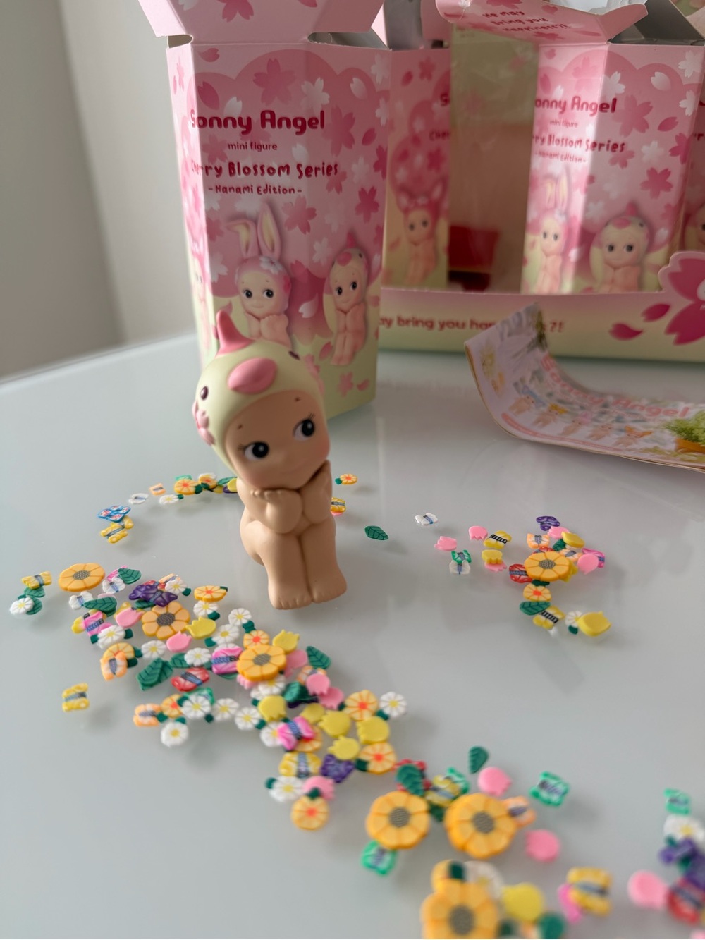 Sonny Angel parrot Cherry Blossom hanami edition blind box figure